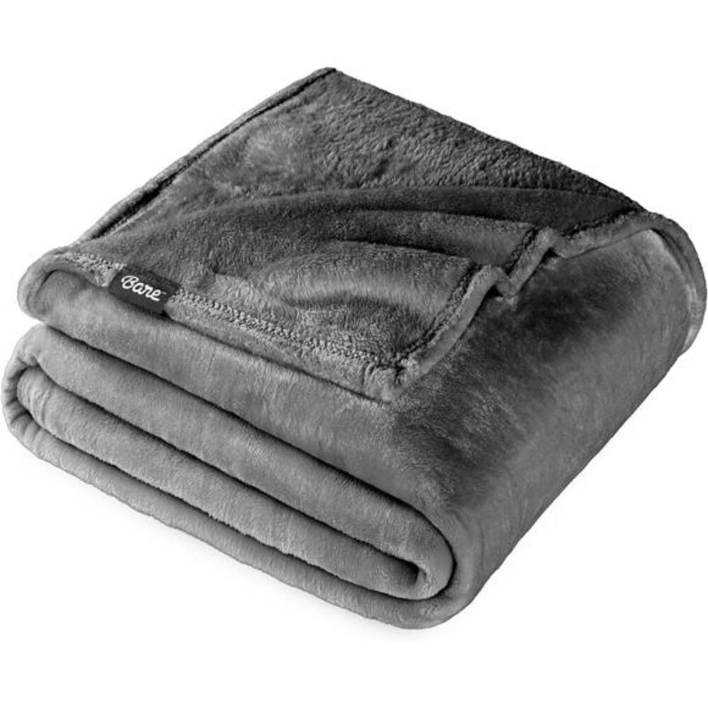 Home Fleece Blanket - Full/Queen - Ultra-Soft Lightweight for Bed, Sofa